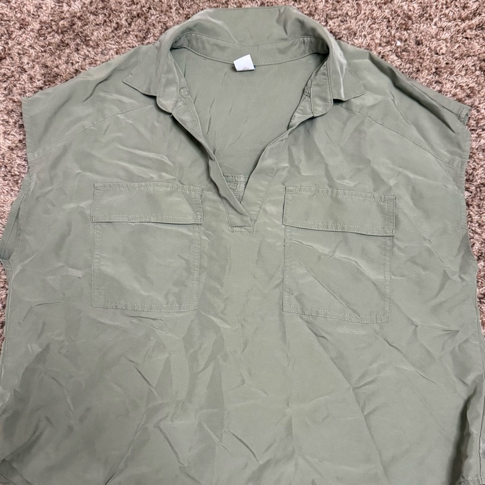 Old Navy Olive Green Shirt